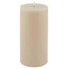 Load image into Gallery viewer, Luxe Collection Melt Effect 6x12 Taupe LED Wax Candle
