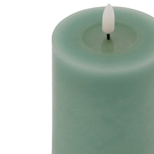 Load image into Gallery viewer, Luxe Collection Melt Effect 3x4 Sage LED Wax Candle
