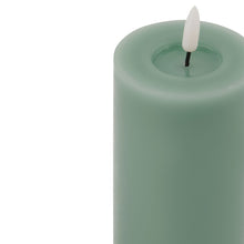 Load image into Gallery viewer, Luxe Collection Melt Effect 3x6 Sage LED Wax Candle
