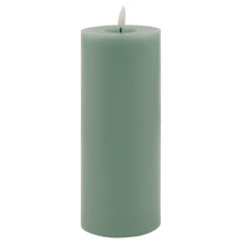 Load image into Gallery viewer, Luxe Collection Melt Effect 3.5x9 Sage LED Wax Candle
