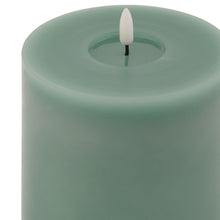 Load image into Gallery viewer, Luxe Collection Melt Effect 5x5 Sage LED Wax Candle
