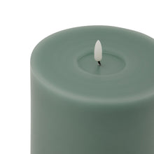 Load image into Gallery viewer, Luxe Collection Melt Effect 6x8 Sage LED Wax Candle
