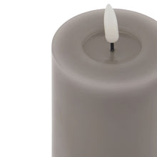 Load image into Gallery viewer, Luxe Collection Melt Effect 3x4 Grey LED Wax Candle
