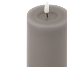 Load image into Gallery viewer, Luxe Collection Melt Effect 3x6 Grey LED Wax Candle
