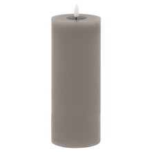 Load image into Gallery viewer, Luxe Collection Melt Effect 3.5x9 Grey LED Wax Candle
