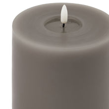 Load image into Gallery viewer, Luxe Collection Melt Effect 5x5 Grey LED Wax Candle
