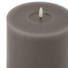 Load image into Gallery viewer, Luxe Collection Melt Effect 6x8 Grey LED Wax Candle
