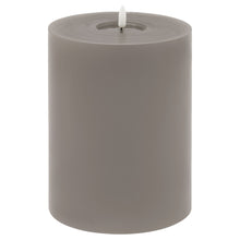 Load image into Gallery viewer, Luxe Collection Melt Effect 6x8 Grey LED Wax Candle
