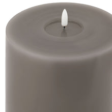 Load image into Gallery viewer, Luxe Collection Melt Effect 6x12 Grey LED Wax Candle
