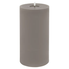 Load image into Gallery viewer, Luxe Collection Melt Effect 6x12 Grey LED Wax Candle
