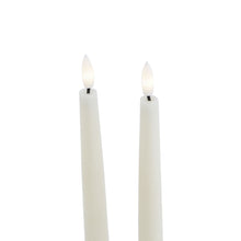 Load image into Gallery viewer, Luxe Collection S/2 Taupe LED Wax Dinner Candles
