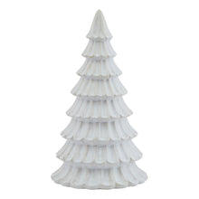 Load image into Gallery viewer, White Ceramic Fir Tree
