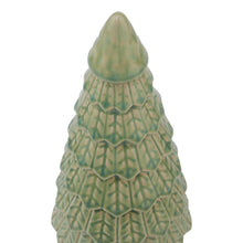 Load image into Gallery viewer, Light Green Ceramic Fir Tree With Base
