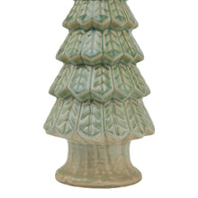 Load image into Gallery viewer, Light Green Ceramic Fir Tree With Base
