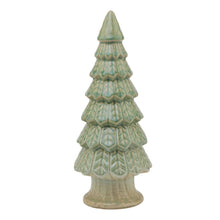 Load image into Gallery viewer, Light Green Ceramic Fir Tree With Base
