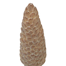 Load image into Gallery viewer, Large Pinecone Sculpture On Base
