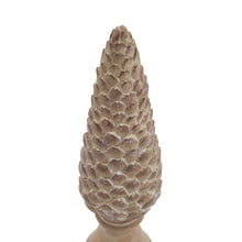 Load image into Gallery viewer, Medium Pinecone Sculpture On Base
