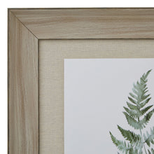 Load image into Gallery viewer, Watercolour Bracken Fern In Washed Wood Frame
