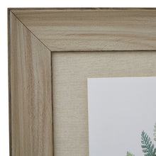 Load image into Gallery viewer, Watercolour Fern Duo In Washed Wood Frame
