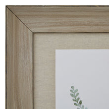 Load image into Gallery viewer, Watercolour Delicate Fern In Washed Wood Frame
