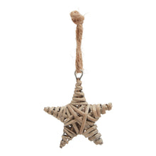 Load image into Gallery viewer, The Noel Collection Small Wicker Star Decoration
