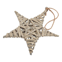 Load image into Gallery viewer, The Noel Collection Medium Wicker Star Decoration
