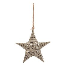 Load image into Gallery viewer, The Noel Collection Medium Wicker Star Decoration
