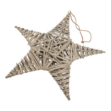 Load image into Gallery viewer, The Noel Collection Large Wicker Star Decoration
