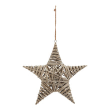 Load image into Gallery viewer, The Noel Collection Large Wicker Star Decoration
