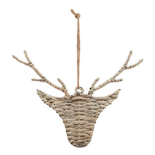 Load image into Gallery viewer, The Noel Collection Wicker Hanging Reindeer
