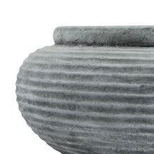 Load image into Gallery viewer, Athena Round Ribbed Planter
