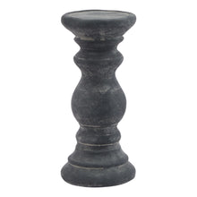 Load image into Gallery viewer, Amalfi Small Grey  Column Candle Holder
