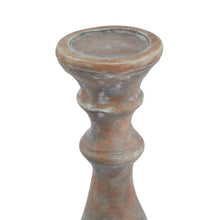 Load image into Gallery viewer, Siena Large Brown  Column Candle Holder
