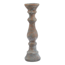 Load image into Gallery viewer, Siena Large Brown  Column Candle Holder
