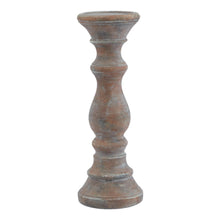 Load image into Gallery viewer, Siena Brown  Column Candle Holder
