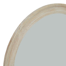 Load image into Gallery viewer, Washed Wood Round Framed Large Mirror
