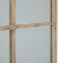 Load image into Gallery viewer, Washed Wood Large Window Mirror
