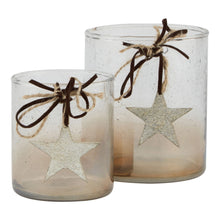 Load image into Gallery viewer, Coffee Ombre Collection Large Candle Holder Votive With Star
