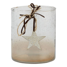 Load image into Gallery viewer, Coffee Ombre Collection Large Candle Holder Votive With Star
