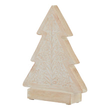 Load image into Gallery viewer, White Wash Collection Wooden Patterned Decorative Tree
