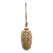 Load image into Gallery viewer, Natural Wooden Pine Cone Bauble
