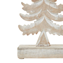 Load image into Gallery viewer, White Wash Collection Wooden Tiered Tree Decoration
