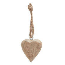 Load image into Gallery viewer, Pack Of 90 Wooden Heart Hanging Decorations
