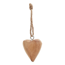 Load image into Gallery viewer, Pack Of 90 Wooden Heart Hanging Decorations
