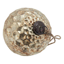 Load image into Gallery viewer, Burnished Glass Honeycomb Bauble
