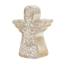 Load image into Gallery viewer, White Wash Collection Patterned Large Angel Decoration
