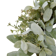 Load image into Gallery viewer, Winter Wreath With Lambs Ear And Wax Flower
