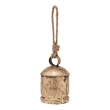 Load image into Gallery viewer, Antique Gold Bell Bauble
