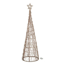 Load image into Gallery viewer, Large LED Wicker Christmas Tree With Star
