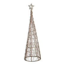 Load image into Gallery viewer, Large LED Wicker Christmas Tree With Star
